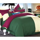 Tri-color cotton series 4pcs bedding sheet set