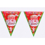 Triangle Christmas hoisting flags