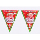 Triangle Christmas hoisting flags