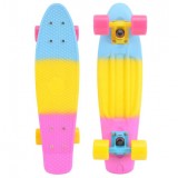 tricolor four wheels fish skateboard