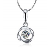 Ture love silver women pendant