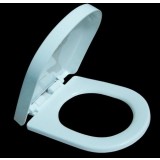 U-shaped ABS white classic toilet seat cover