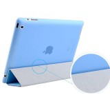 Ultra-thin leather case with stand for ipad 2 3 4