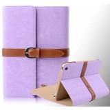 ultrathin leather case with belt buckle for ipad mini 1 2