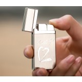 Ultrathin metal gas lighter