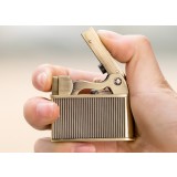 ultrathin retro metal oil lighter