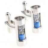 Unique hourglass cufflinks