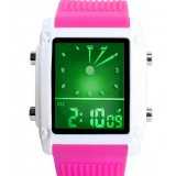 Unisex dual time display student electronics sports watch