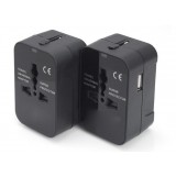 Universal adapter plug / multifunctional power converter plug with USB 