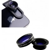 Universal Wide Angle + Macro lenses for mobile phone