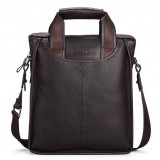 US popular High-end real cow leather men's  business bag & leisure bag