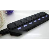 usb2.0 splitter / USB HUB with switch / external power supply