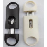 V-type stainless steel + plastic cigar cutter