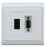 VGA + HDMI Wall Plate