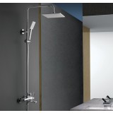 Wall-mounted bathroom showerhead set