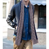 Warm new style knitting autumn & winter long men's scarf 