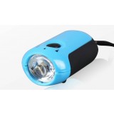Waterproof Mini Crank Dynamo LED Flashlight