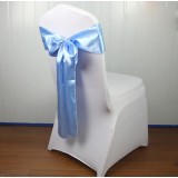 Wedding satin ribbon chair sash