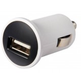 White 2.4A Car Charger + data cable