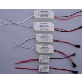 White 3-24W LED driver for LED lights