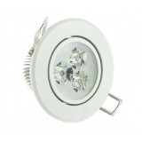 White 3W 12V rotation LED ceiling lights