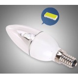 White 4W E14 SMD LED candle bulb