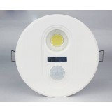 White 7W COB body sensors ceiling lights