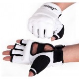 White + Black Taekwondo Half-finger gloves