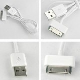 White Data Charging Cable for iPod nano touch 4