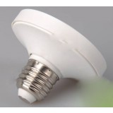 White E27 to GX53 LED bulb socket converter
