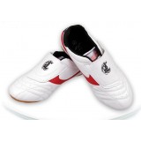 White + Red Universal PU Taekwondo shoes