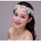 White snowflakes bridal hair accessories