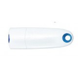 White USB flash drive