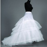 white wedding dress big pannier