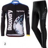 wicking long -sleeved cycling clothing kit