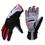 Windproof thickened long finger cycling gloves