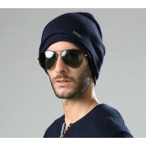 Winter men's knit hat