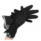 Winter touch-screen cute Lady warm glove