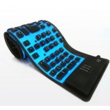 Wired waterproof foldable soft keyboard