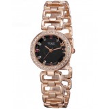 Woman fashion steel strip rhinestone bracelet watch