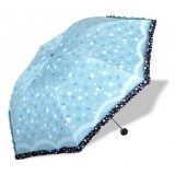 Woman's lace folding sun umbrella