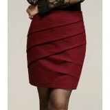 women autumn and winter package hip skirt