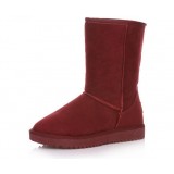 Women plush short snow boots