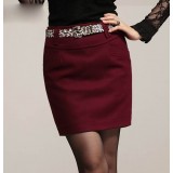 Women's autumn and winter package hip skirt