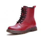 Women's cross straps martin boots