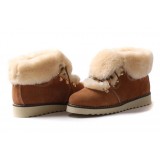 Women's cross straps Mini Martin boots