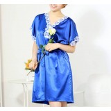 Women Spring & summer bud silk nightgown