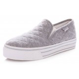 Women thickness bottom low cut casual canvas shoes