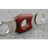 Wood + stainless steel cigar cutter