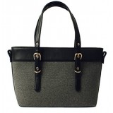 Woolen & PU gray newest women's bag